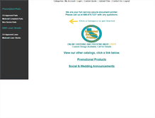 Tablet Screenshot of presstime.myuplinxstore.com